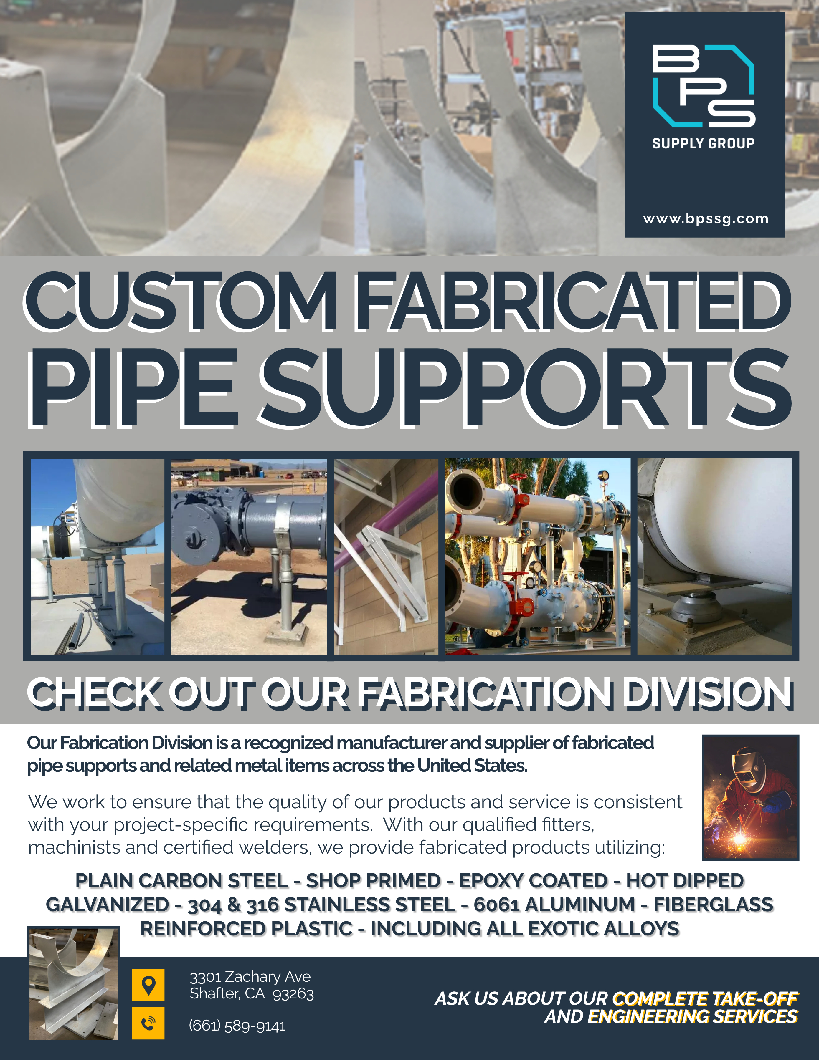 Fabricated Pipe Supports | BPS Supply Group